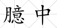 臆中