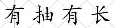 有抽有長