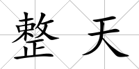 整天