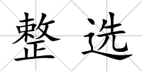 整選