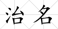 治名