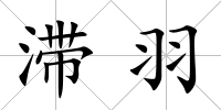 滯羽