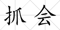 抓會