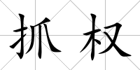 抓權
