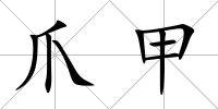 爪甲