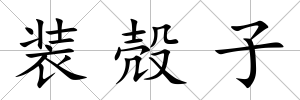 裝殻子
