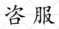 咨服