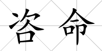 咨命