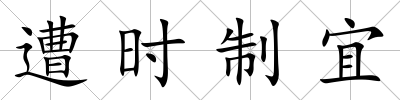 遭時制宜