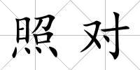 照對(duì)