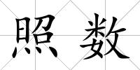 照數