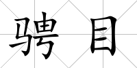 騁目