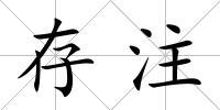 存注