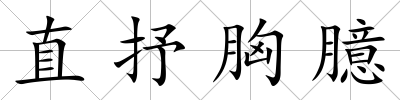 直抒胸臆