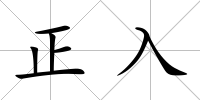 正入