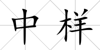 中樣