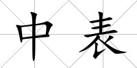 中表