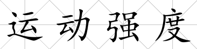 運動強度