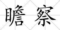 瞻察
