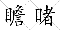 瞻睹