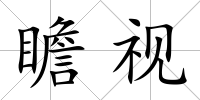 瞻視