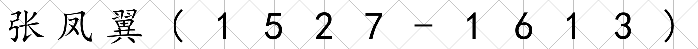 張鳳翼(1527-1613)