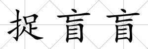 捉盲盲