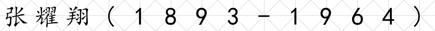 張耀翔(1893-1964)