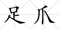 足爪