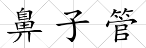 鼻子管