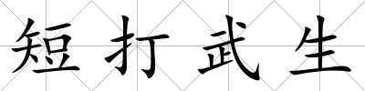 短打武生