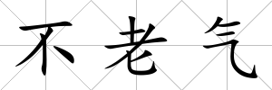 不老氣
