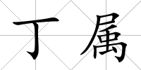 丁屬