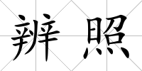 辨照