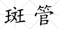 斑管