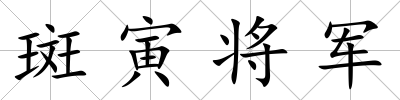 斑寅將軍