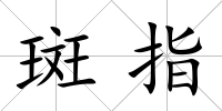 斑指