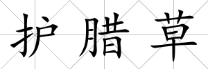 護臘草