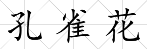 孔雀花