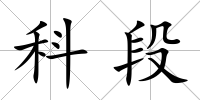 科段