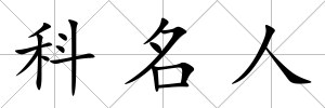科名人