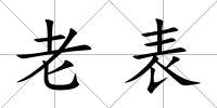 老表