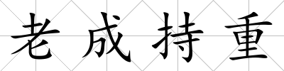 老成持重
