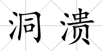 洞潰