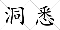 洞悉
