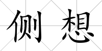側想