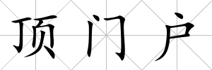 頂門戶