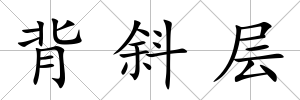 背斜層