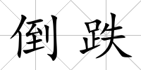 倒跌
