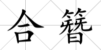 合簪